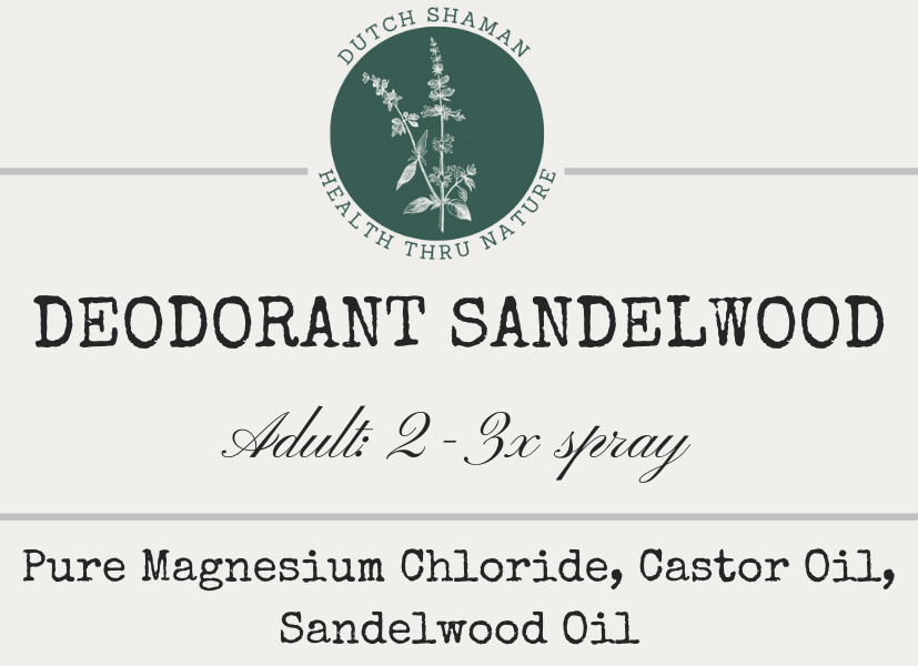 Dutch Shaman Sandelhout Deodorant - Natuurlijke Bescherming & Frisheid
